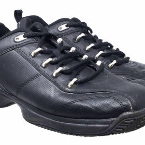 FUBU Light Women Sneakers Size 7 Black Leather